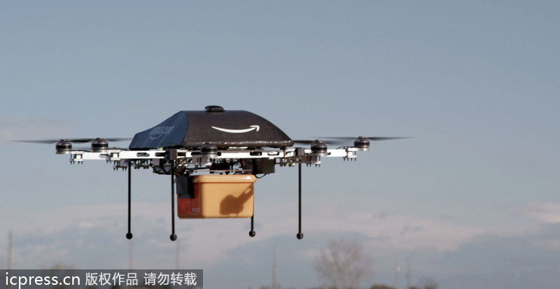 Amazon.com sees delivery drones in the future