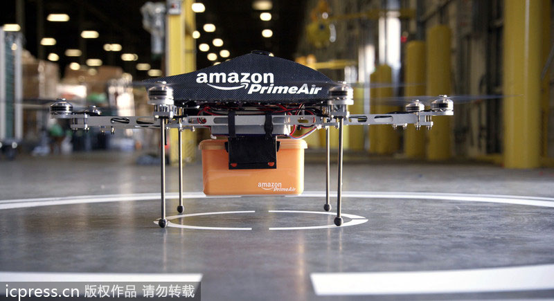 Amazon.com sees delivery drones in the future