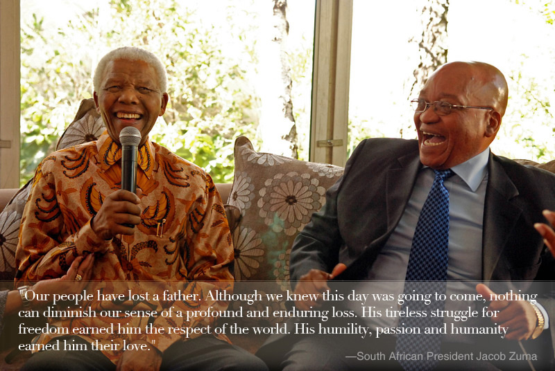 World leaders offer tributes to Nelson Mandela