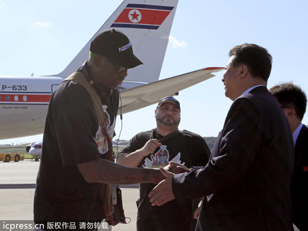 Rodman back to DPRK despite political tension