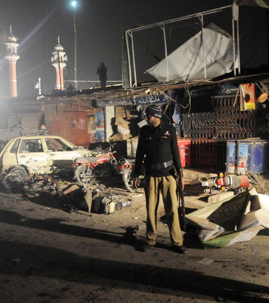 Suicide blast killed three in Pakistan