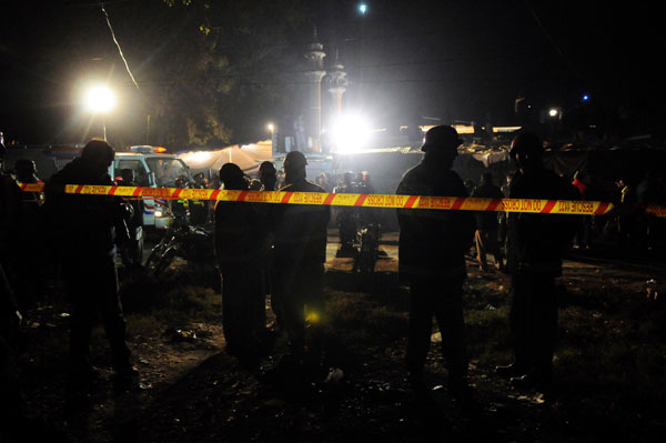 Suicide blast killed three in Pakistan