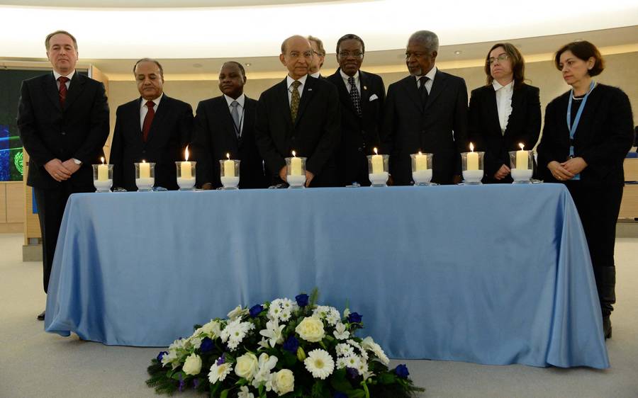Memorial held to commemorate Mandela in Geneva