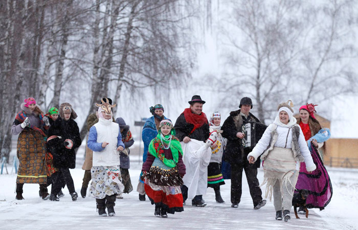 Belarussians mark New Year