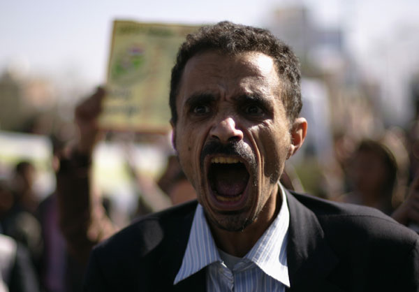 Anti-government demonstration in Yemen