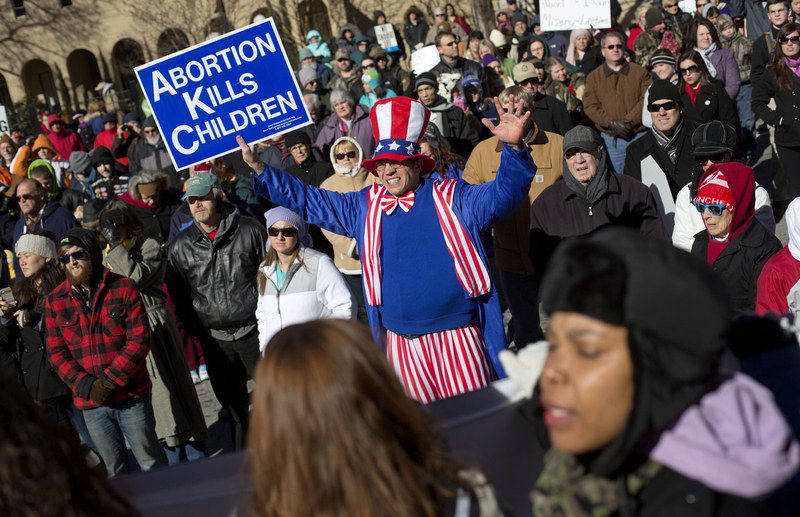 US anti-abortion rallies march for life