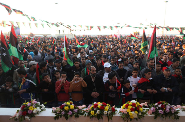 Libyans mark anniversary of revolution