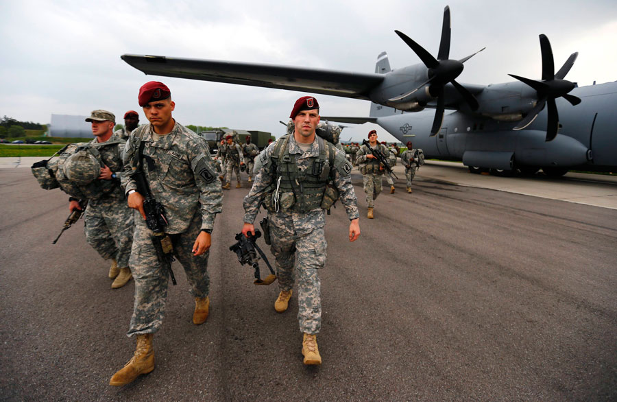 US send troops to Poland for exercises