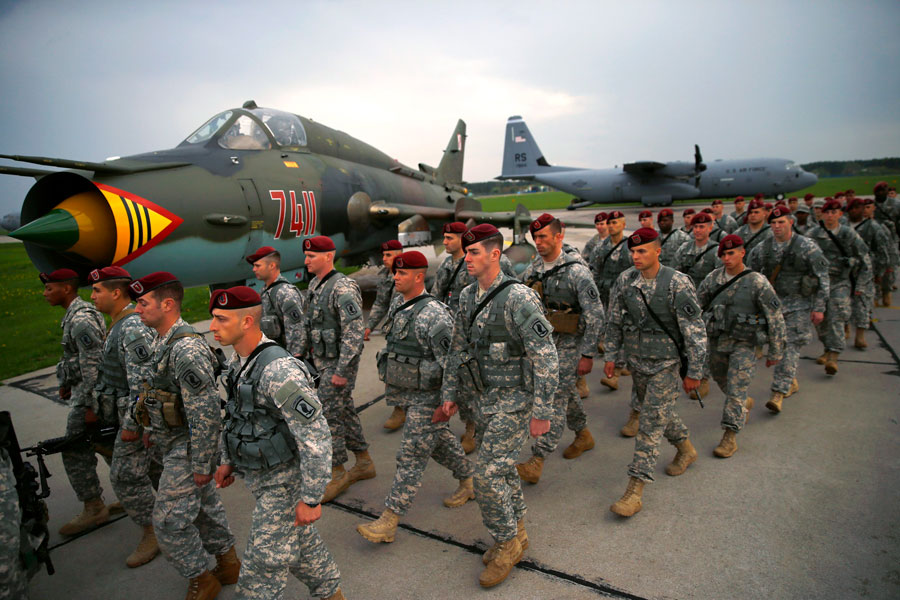US send troops to Poland for exercises