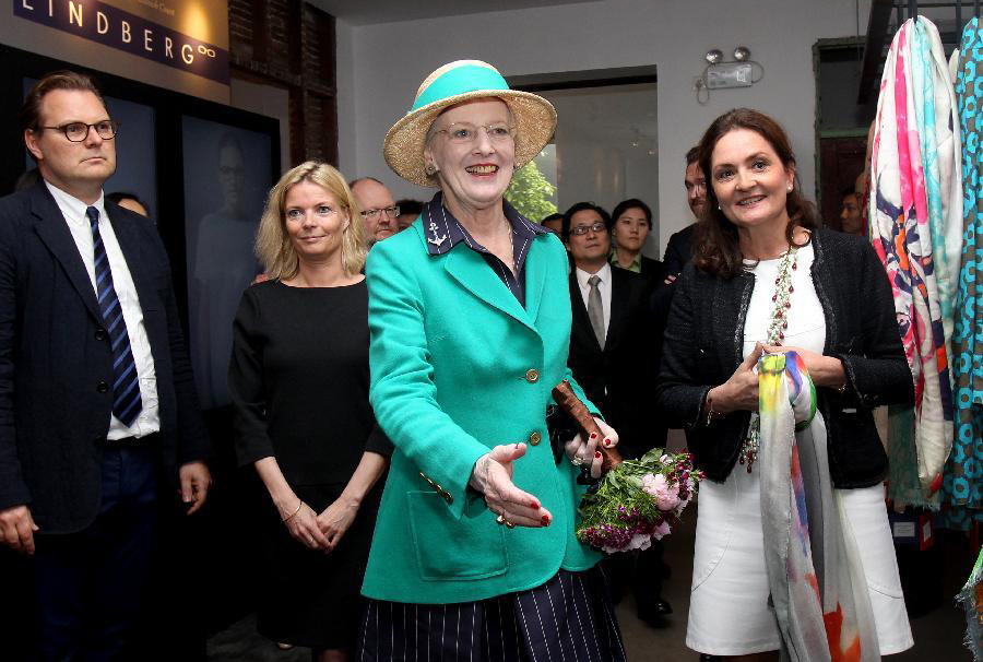 Danish Queen Margrethe II visits Shanghai