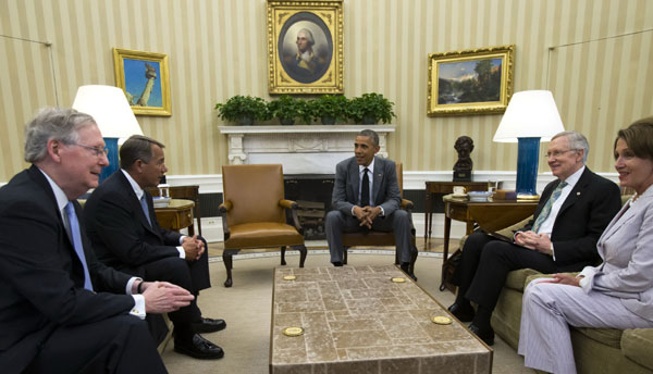 Obama discusses situation in Iraq with Congressional leaders