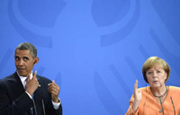 Obama vows intelligence cooperation to Merkel