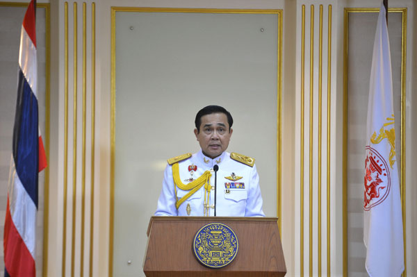 Thai junta chief royally endorsed as interim PM