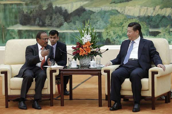 president,state president xi meets indian pm"s envoy