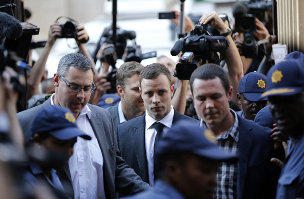 Pistorius arrives for judgement day