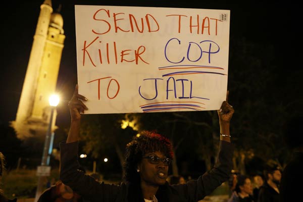 Shooting of black teenager triggers protest in St. Louis