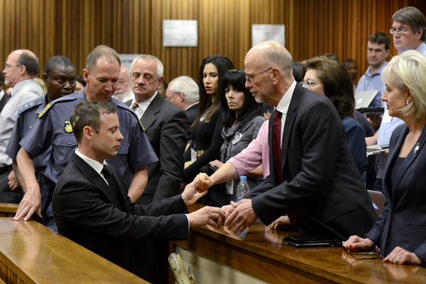 Pistorius jailed for five years for Steenkamp killing