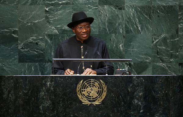 Nigerian president calls for sustained war against Ebola