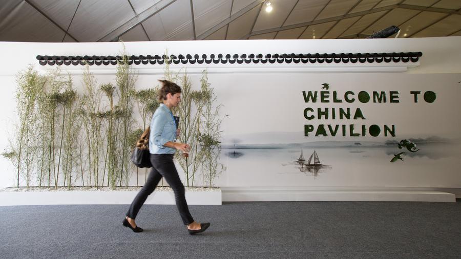 China Pavilion opens at UN Climate Change Conference