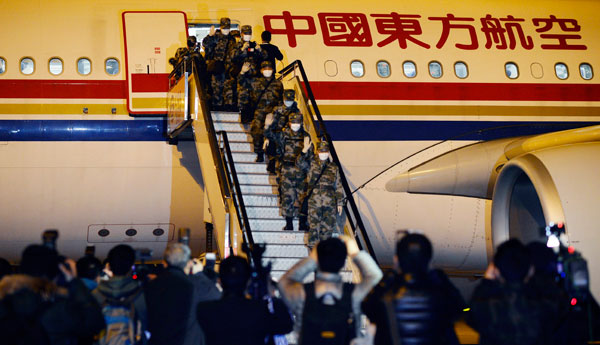 Team returns home after fighting Ebola in Liberia