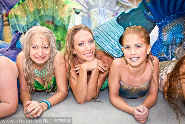 Celebrating being mermaids at Merfest convention