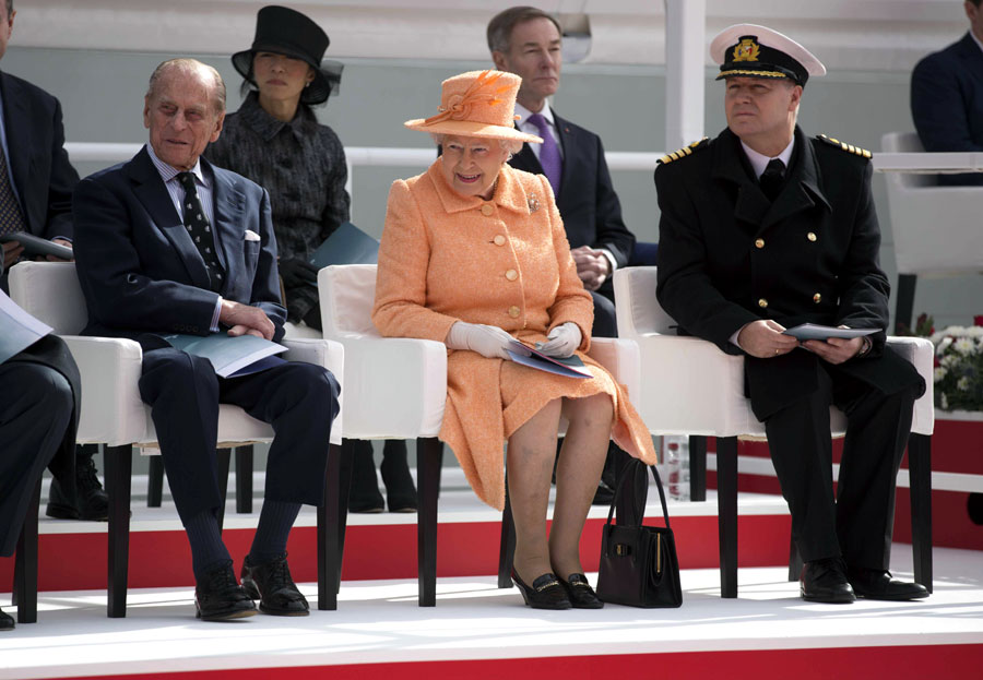 Queen Elizabeth II names new cruise ship 'Britannia'