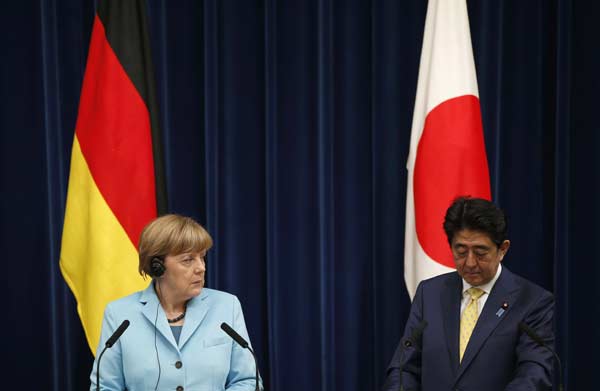 World media join Merkel in urging Japan to squarely face history