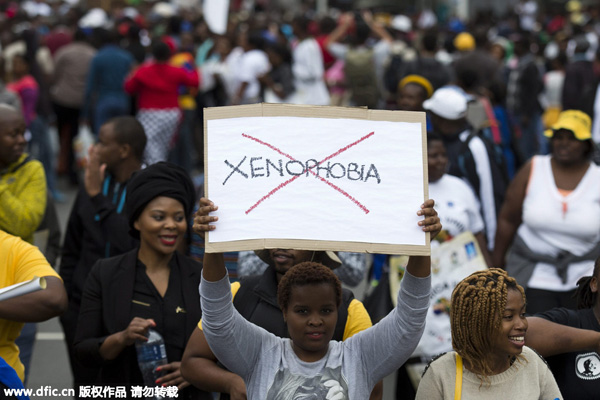 China complains to S. Africa over xenophobic attacks