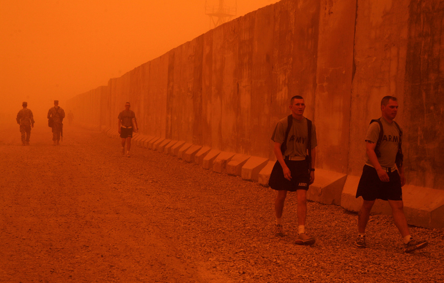 Lost in sandstorms