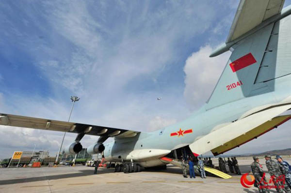 Air Force planes sent to Nepal for quake relief