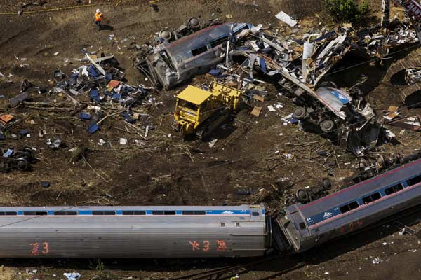 Amtrak train in Philadelphia wreck 'was speeding'