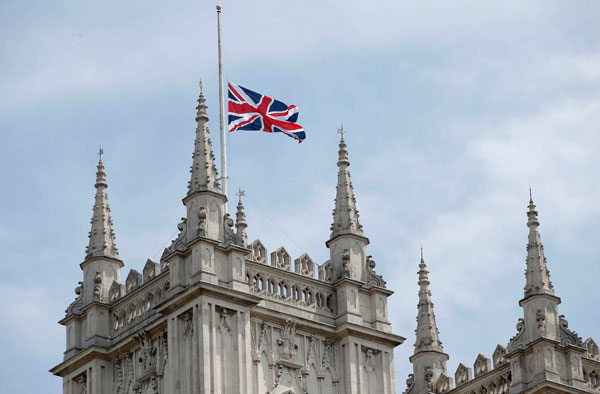 Britain falls silent to remember 30 killed in 