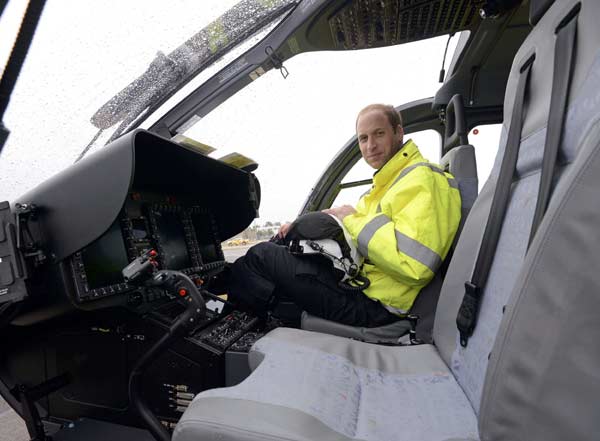 Prince William starts work as air ambulance pilot