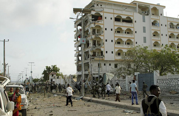 Somali FM mourns Chinese security officer killed in hotel blast