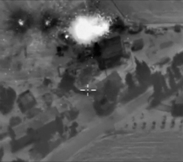 Russian air force hits 12 targets in Syria