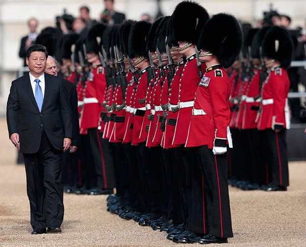 UK rolls out royal pomp and pageantry for Xi