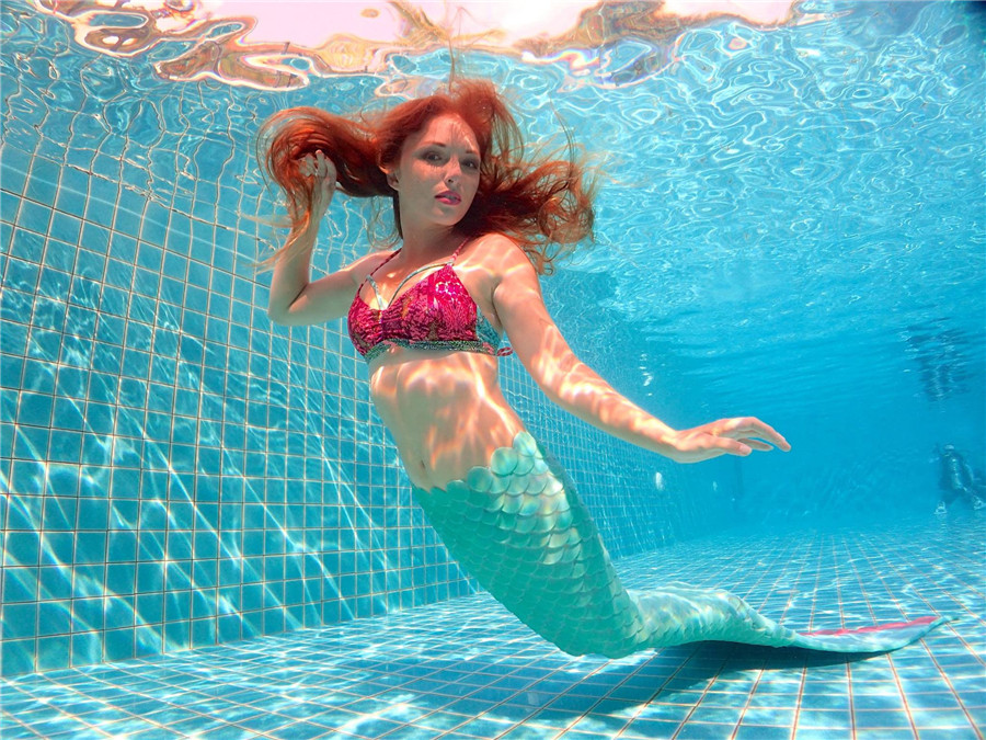 Meet Melanie, the real-life mermaid