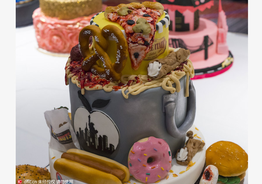 New York cake show designs fool your eyes