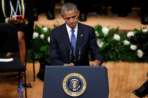 Obama urges American reconciliation after Dallas attack