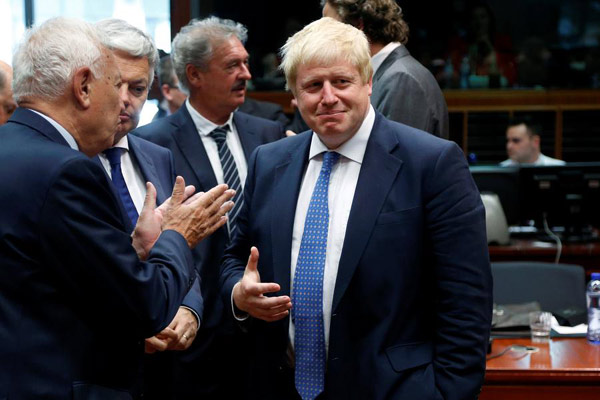 Boris Johnson says UK not abandoning leading role in Europe