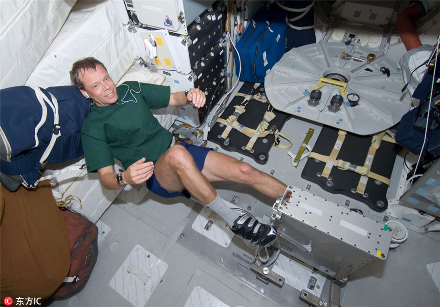 Glimpse into lifestyle of astronauts in space