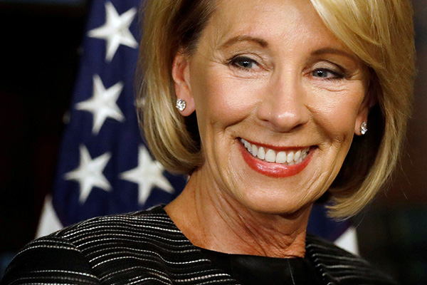 DeVos confirmed as US education secretary as Pence breaks tie
