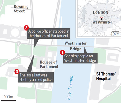 UK Parliament locked down after apparent terrorist incident