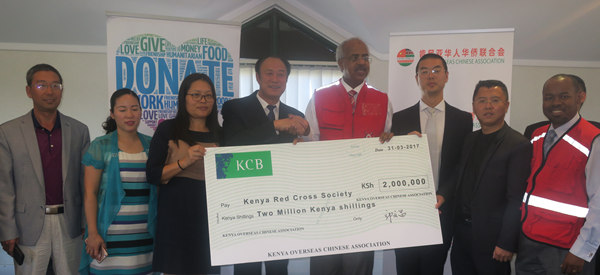Chinese community helps fight Kenya drought