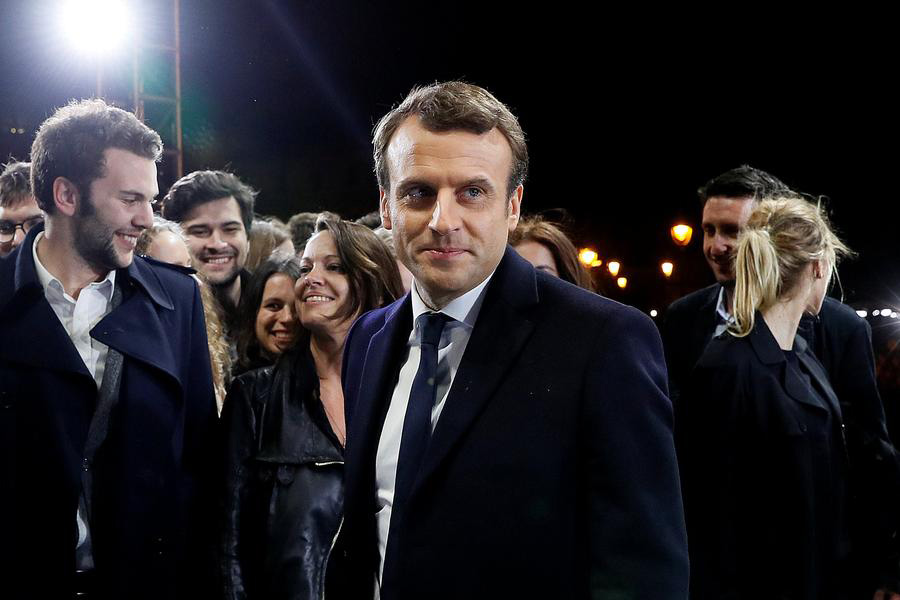 French centrist Macron: a novice at the Elysee Palace