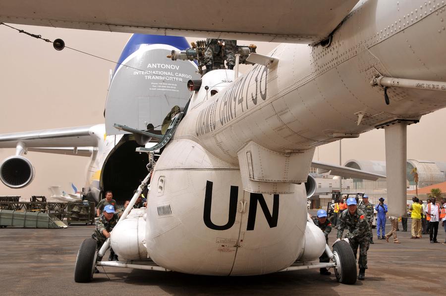 China's helicopter unit joins peacekeeping mission in Darfur