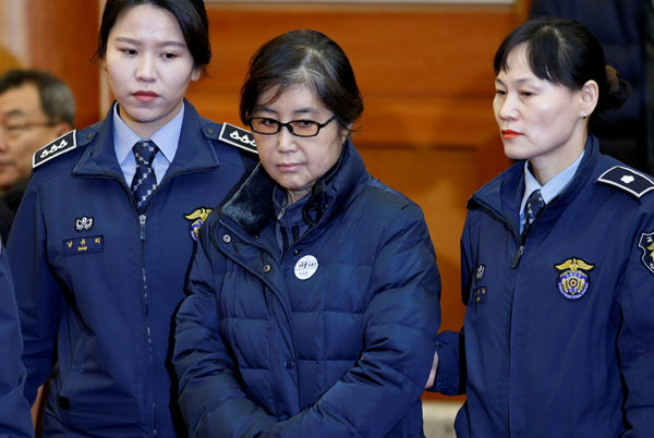 Friend of ousted S. Korean president gets 3 years in prison