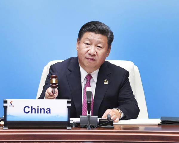 Xi urges speaking 'with one voice'