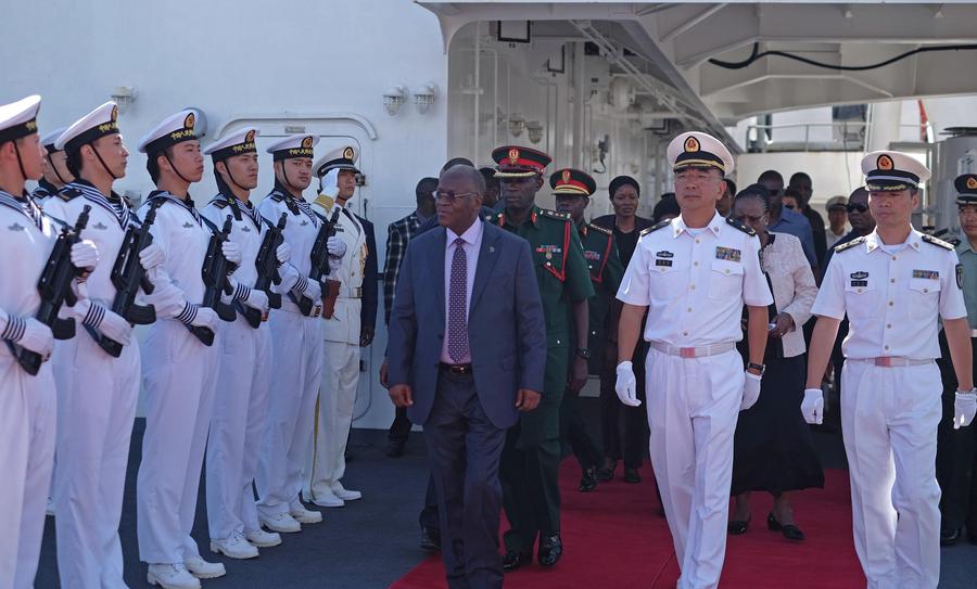 Chinese naval hospital ship Peace Ark concludes humanitarian mission in Tanzania