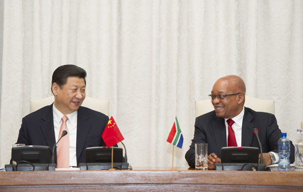 China, S Africa to prioritize ties in foreign policies